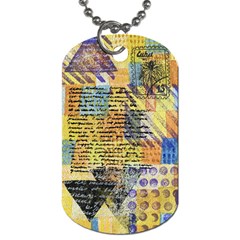 Old Paper Vintage Dog Tag (Two Sides)