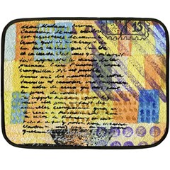 Old Paper Vintage Fleece Blanket (Mini)