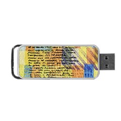 Old Paper Vintage Portable USB Flash (One Side)