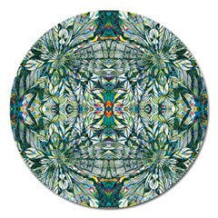 Pattern Design Pattern Geometry Magnet 5  (round) by Pakrebo