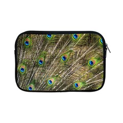 Green Peacock Feathers Color Plumage Apple Ipad Mini Zipper Cases by Pakrebo