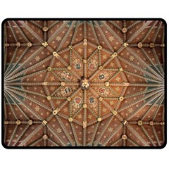 Peterborough Cathedral Peterborough Fleece Blanket (medium)  by Pakrebo