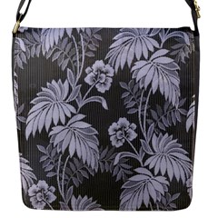 Curtain Ornament Flowers Leaf Flap Closure Messenger Bag (s) by Pakrebo