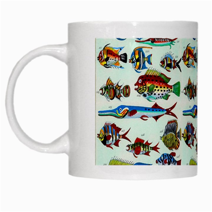 ML 6-7 FISH White Mugs