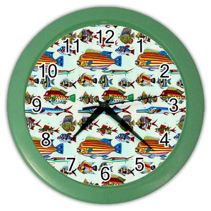 ML 6-7 FISH Color Wall Clock