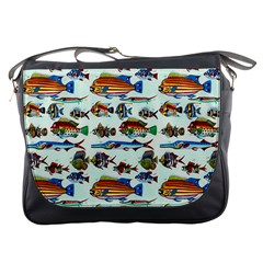 Ml 6-7 Fish Messenger Bag by ArtworkByPatrick