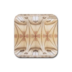 Wells Cathedral Wells Cathedral Rubber Coaster (square)  by Pakrebo