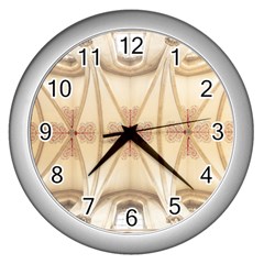 Wells Cathedral Wells Cathedral Wall Clock (silver) by Pakrebo