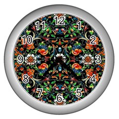 Mll 68 Wall Clock (Silver)