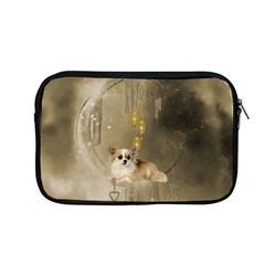 Cute Little Chihuahua With Hearts On The Moon Apple MacBook Pro 13  Zipper Case