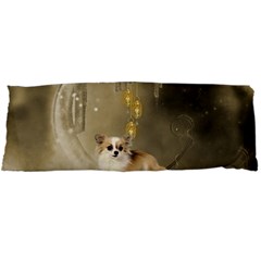 Cute Little Chihuahua With Hearts On The Moon Body Pillow Case Dakimakura (Two Sides)