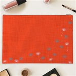 Dandelion Wishes - red Cosmetic Bag (XXL) Back