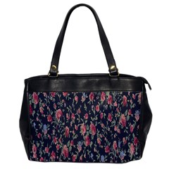 Polka Dotted Rosebuds Oversize Office Handbag