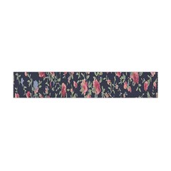 Polka Dotted Rosebuds Flano Scarf (mini) by retrotoomoderndesigns