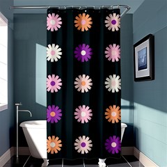 Daisy Deco Shower Curtain 36  X 72  (stall)  by WensdaiAmbrose