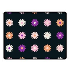 Daisy Deco Double Sided Fleece Blanket (small)  by WensdaiAmbrose