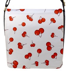 Cherry Picked Flap Closure Messenger Bag (s) by WensdaiAmbrose