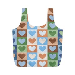 Hearts Aplenty Full Print Recycle Bag (m) by WensdaiAmbrose