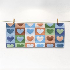 Hearts Aplenty Hand Towel by WensdaiAmbrose