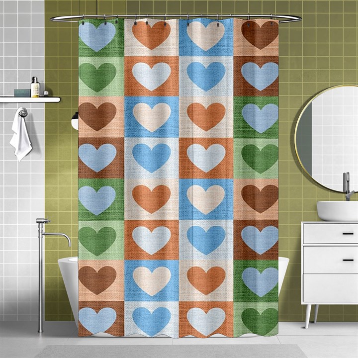 Hearts Aplenty Shower Curtain 48  x 72  (Small) 