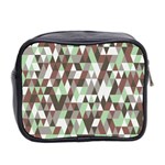 Coco Mint Triangles Mini Toiletries Bag (Two Sides) Back