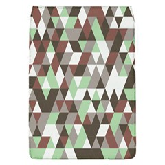 Coco Mint Triangles Removable Flap Cover (l) by WensdaiAmbrose