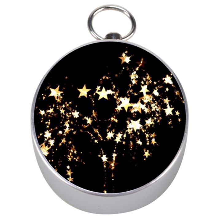 Shooting Stars Silver Compasses