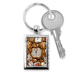 Time Clock Watches Key Chains (rectangle)  by Mariart