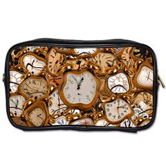 Time Clock Watches Toiletries Bag (one Side) by Mariart