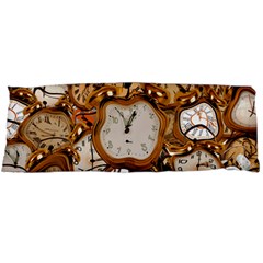 Time Clock Watches Body Pillow Case (dakimakura) by Mariart