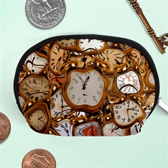 Time Clock Watches Accessory Pouch (medium) by Mariart