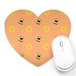 Honey Bee Mine Heart Mousepads Front