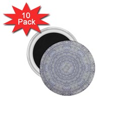 Lace Flower Planet And Decorative Star 1 75  Magnets (10 Pack)  by pepitasart