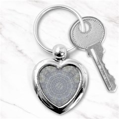 Lace Flower Planet And Decorative Star Key Chains (heart)  by pepitasart