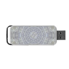 Lace Flower Planet And Decorative Star Portable Usb Flash (two Sides) by pepitasart