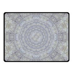 Lace Flower Planet And Decorative Star Double Sided Fleece Blanket (small)  by pepitasart