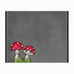 Mushroom Season Small Glasses Cloth (2-side) by WensdaiAmbrose