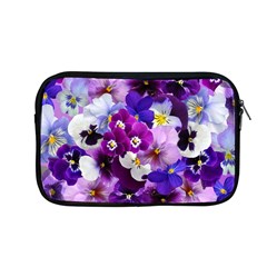 Pretty Purple Pansies Apple Macbook Pro 13  Zipper Case