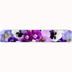 Pretty Purple Pansies Small Bar Mats by retrotoomoderndesigns