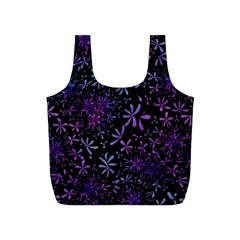 Retro Lilac Pattern Full Print Recycle Bag (s) by WensdaiAmbrose