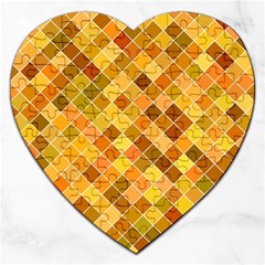 Square Pattern Diagonal Jigsaw Puzzle (heart) by Mariart