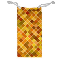 Square Pattern Diagonal Jewelry Bag by Mariart