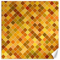 Square Pattern Diagonal Canvas 16  X 16  by Mariart