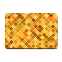 Square Pattern Diagonal Small Doormat  by Mariart