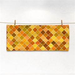 Square Pattern Diagonal Hand Towel by Mariart