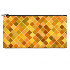 Square Pattern Diagonal Pencil Cases