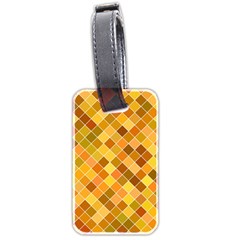 Square Pattern Diagonal Luggage Tags (two Sides) by Mariart