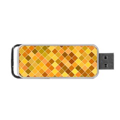 Square Pattern Diagonal Portable Usb Flash (two Sides) by Mariart