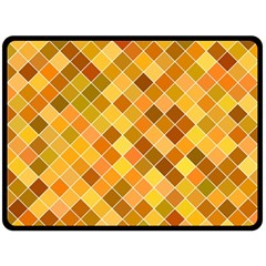 Square Pattern Diagonal Double Sided Fleece Blanket (large)  by Mariart