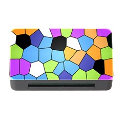 Stained Glass Colourful Pattern Memory Card Reader With Cf by Mariart